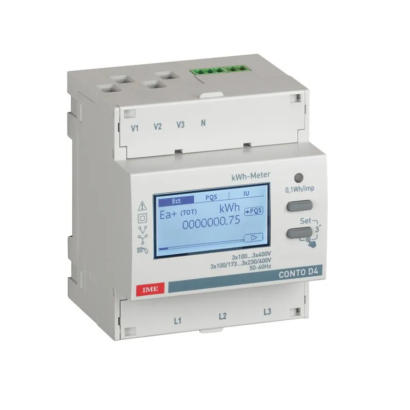 Legrand Zähler Conto D4-Pt MID 3-ph. Stromw. RS485 4TE