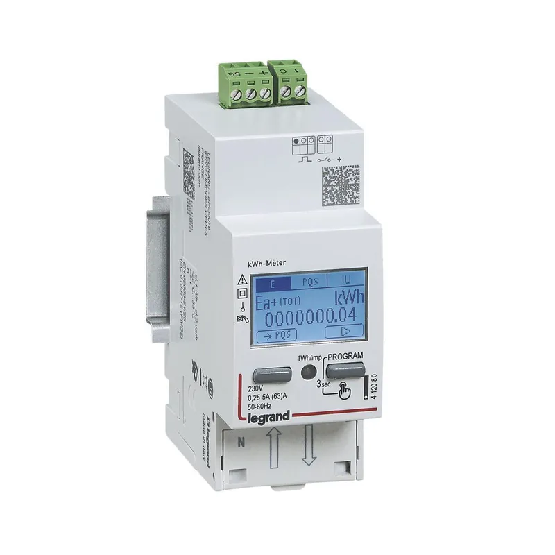 Legrand Zähler 412080 EMDX? 63A 1-ph. DA IA 2TE