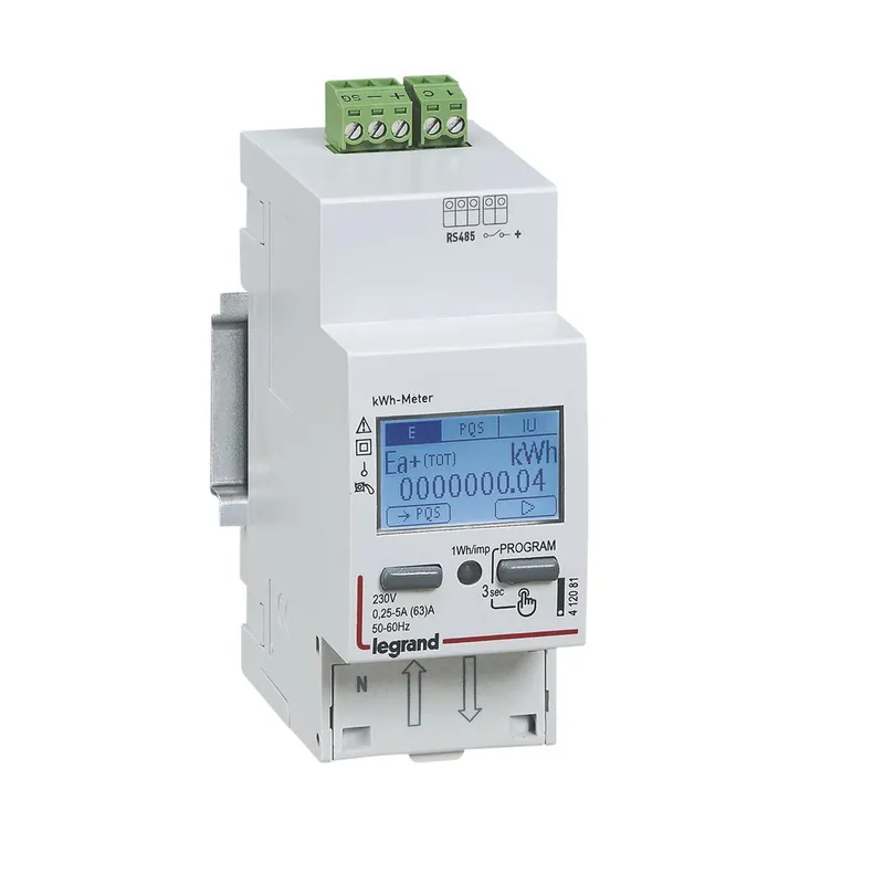 Legrand Zähler 412081 EMDX? 63A 1-ph. DA RS485 2TE