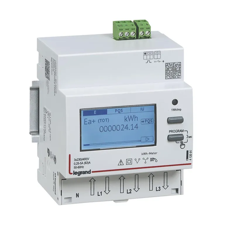 Legrand Zähler 412092 EMDX? MID 63A 3-ph. DA IA 4TE
