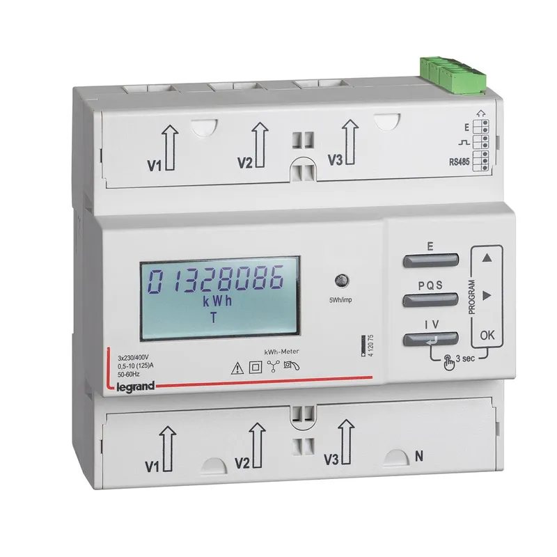 Legrand Zähler 412075 EMDX? MID 125A 3-ph.DA RS485+IA 6