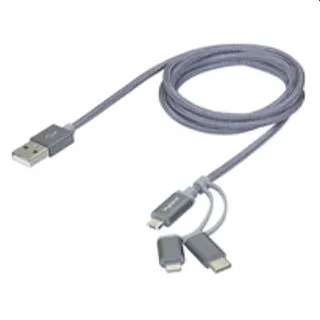 Legrand Kabel 3 in 1 micro-USB USB-C Lightning