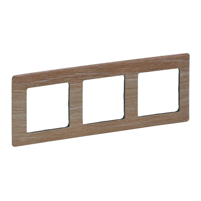 Legrand Rahmen 754183 VLIFE 3-FACH LIGHT WOOD