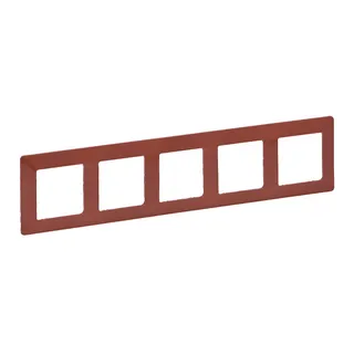Legrand Rahmen 754075 VLIFE 5-FACH TERRACOTTA
