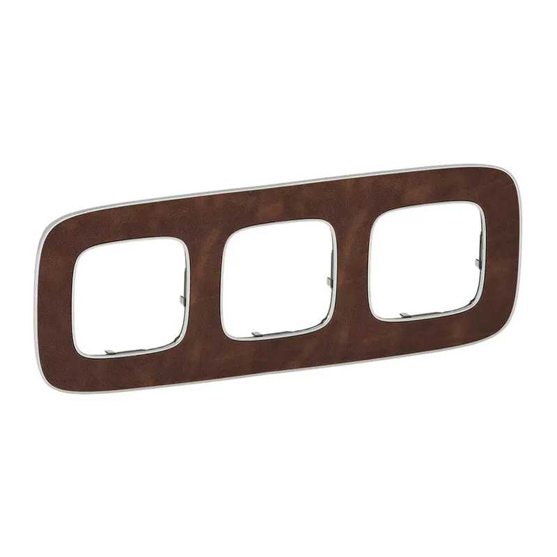 Legrand Rahmen 754453 V.ALL 3-FACH LEDER
