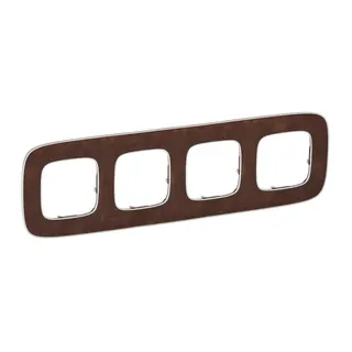 Legrand Rahmen 754454 V.ALL 4-FACH LEDER