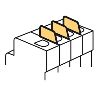 Legrand Trennwand 406305 DX3 f. DX3 1M LS