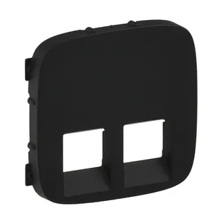 Legrand Abdeckung 755428 V.ALL RJ11/RJ45 2F SW