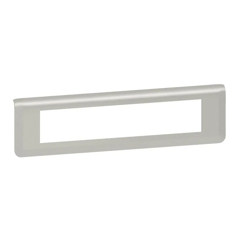 Legrand Rahmen Mosaic 10-mod.horizontal alu