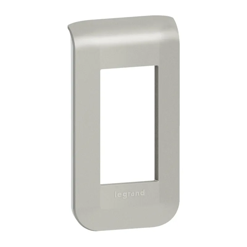 Legrand Rahmen Mosaic 1-mod.horizontal alu
