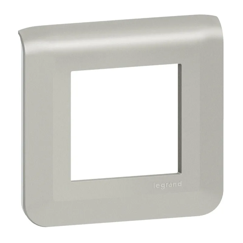 Legrand Rahmen Mosaic 2-mod.horizontal alu