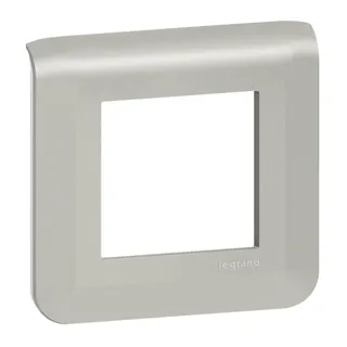Legrand Rahmen Mosaic 2-mod.horizontal alu