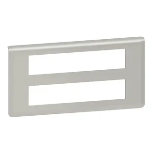 Legrand Rahmen Mosaic 2x10-mod.horizontal alu