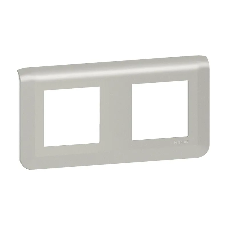 Legrand Rahmen Mosaic 2x2-mod.horizontal alu