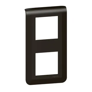 Legrand Rahmen Mosaic 2x2-mod.vertikal sw