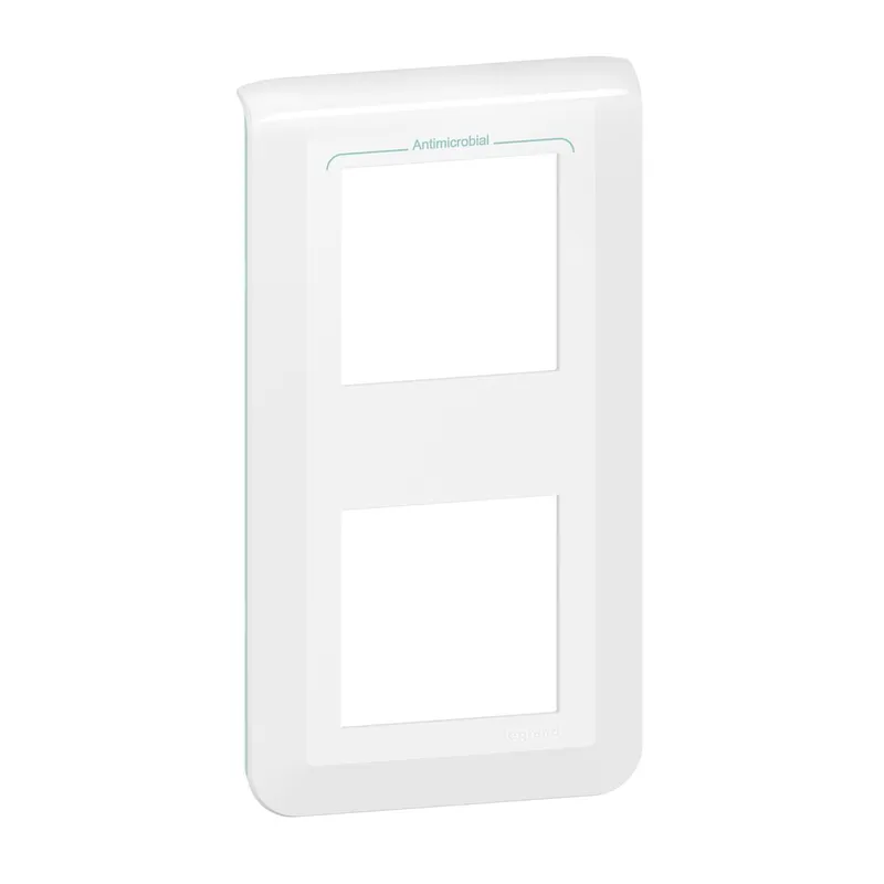 Legrand Rahmen Mosaic 2x2-mod.vertikal antibak. ultrws.
