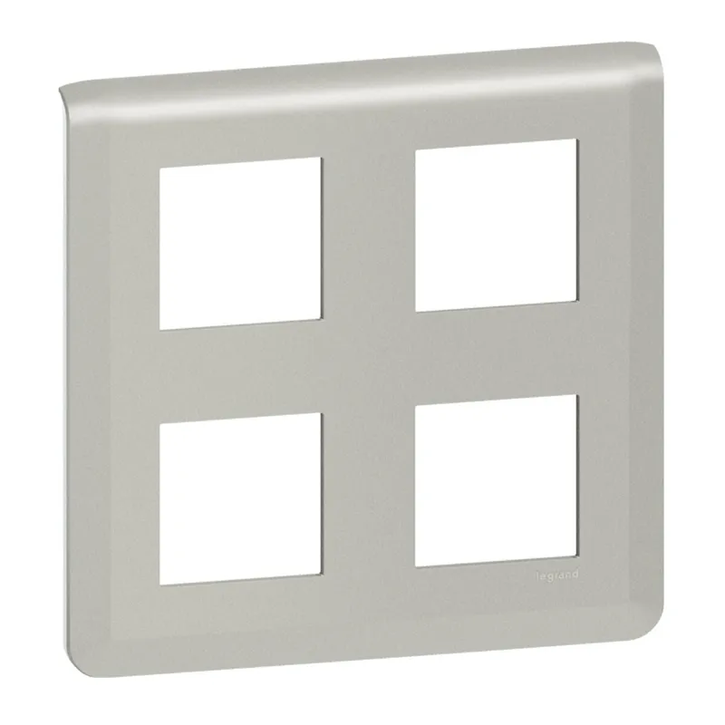 Legrand Rahmen Mosaic 2x2x2-mod.horizontal alu