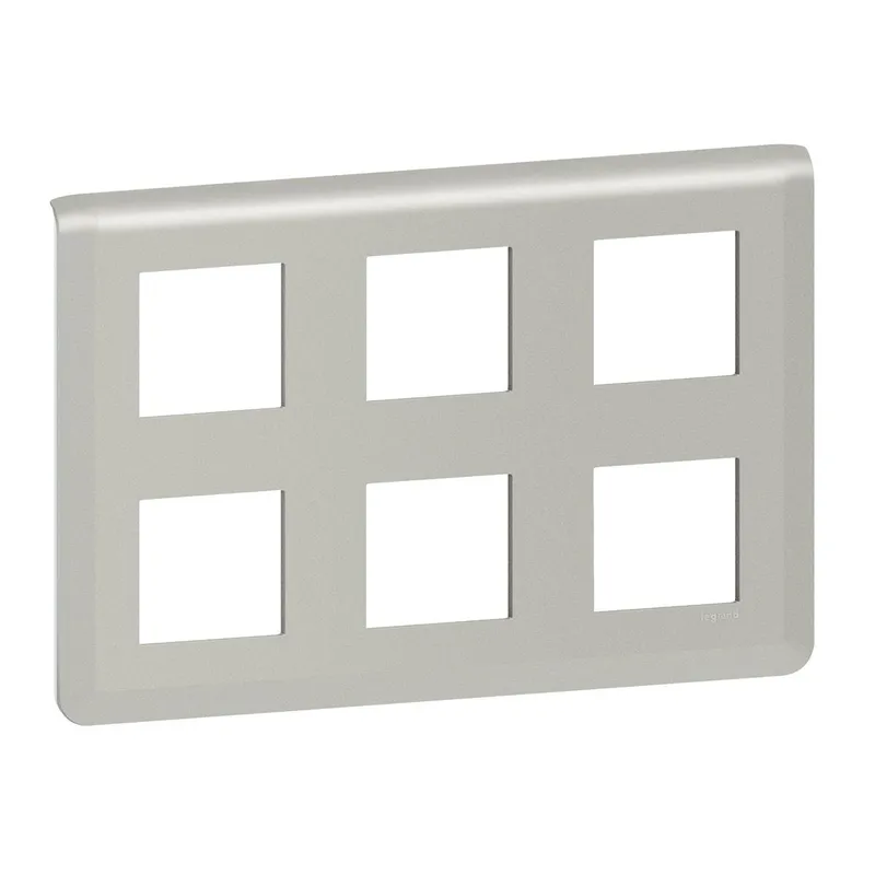Legrand Rahmen Mosaic 2x3x2-mod.horizontal alu