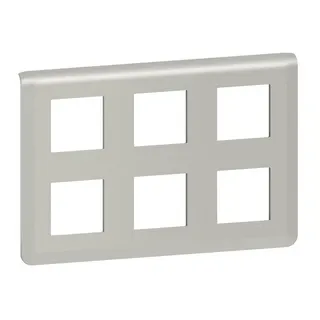 Legrand Rahmen Mosaic 2x3x2-mod.horizontal alu