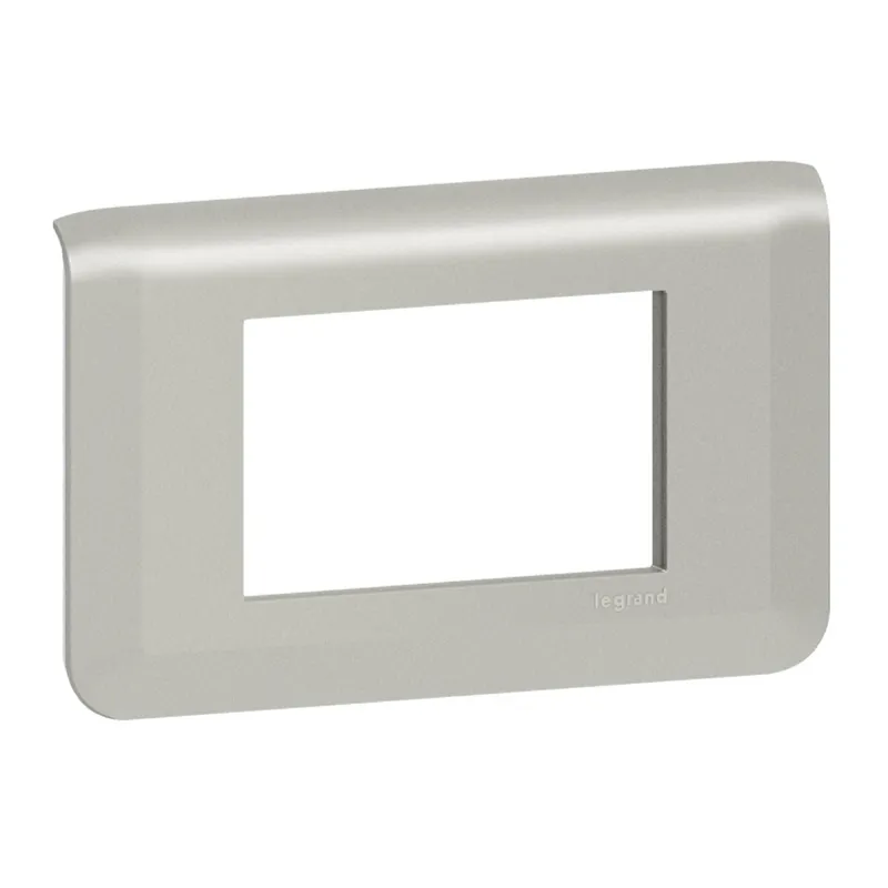 Legrand Rahmen Mosaic 3-mod.horizontal alu