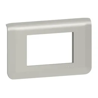 Legrand Rahmen Mosaic 3-mod.horizontal alu
