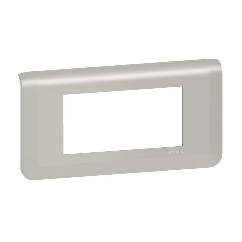 Legrand Rahmen Mosaic 4-mod.horizontal alu
