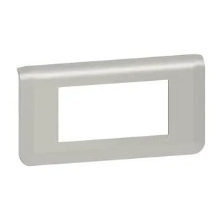 Legrand Rahmen Mosaic 4-mod.horizontal alu