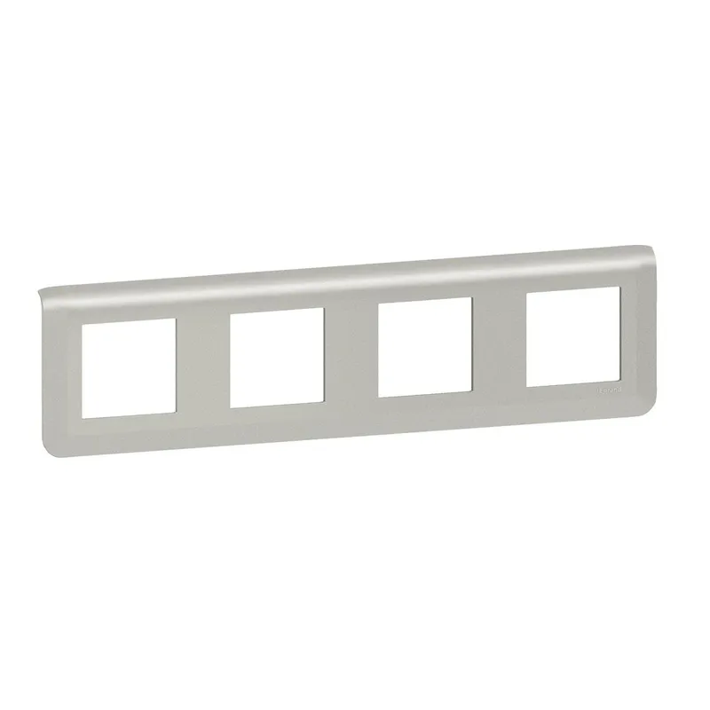 Legrand Rahmen Mosaic 4x2-mod.horizontal alu