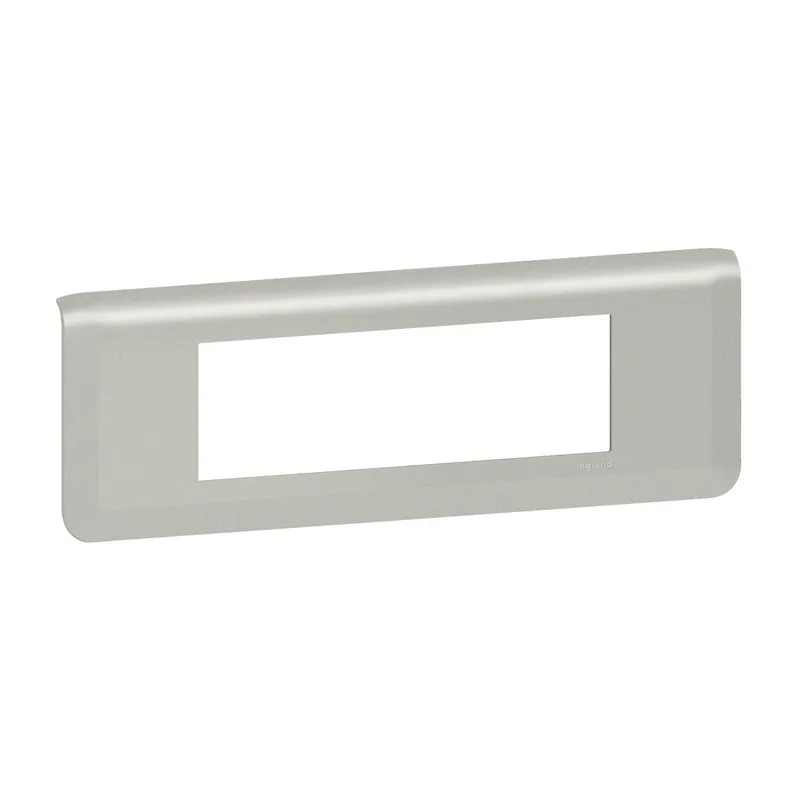 Legrand Rahmen Mosaic 6-mod.horizontal alu