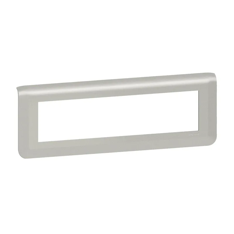 Legrand Rahmen Mosaic 8-mod.horizontal alu