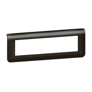 Legrand Rahmen Mosaic 8-mod.horizontal sw