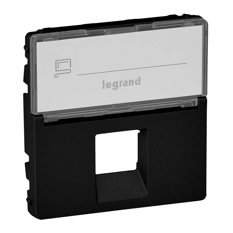 Legrand Abdeckung Valena Life RJ11/RJ45 m2-f.sw