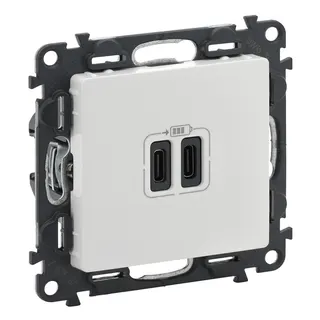 Legrand  753107 VLIFE 2xUSB-C 2MOD 3A UW