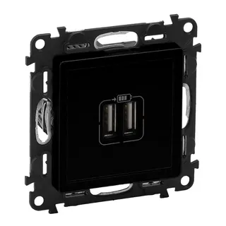 Legrand Steckdose Valena Life 2xUSB Typ A 2400mA sw