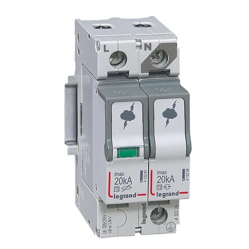 Legrand 412226 SPD T2 20KA 1P+N NR 2M