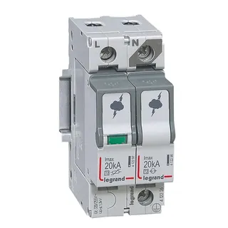 Legrand 412226 SPD T2 20KA 1P+N NR 2M