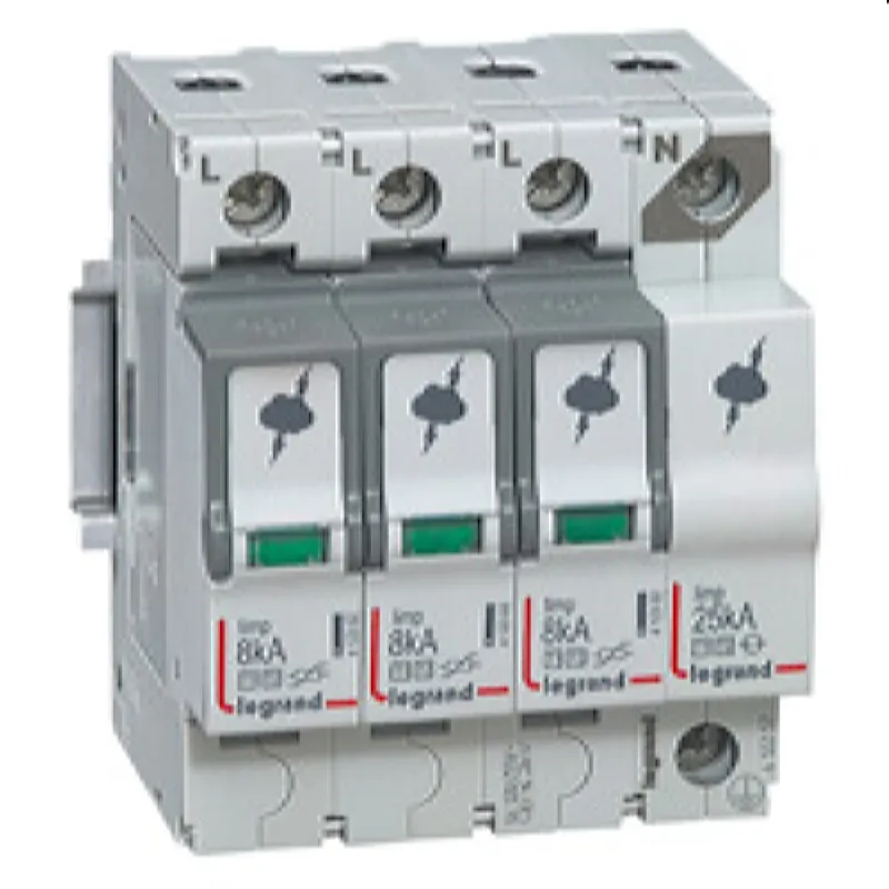 Legrand 412257 SPD T1+T2 8KA 3P+N NR 4M