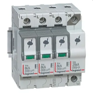 Legrand 412257 SPD T1+T2 8KA 3P+N NR 4M