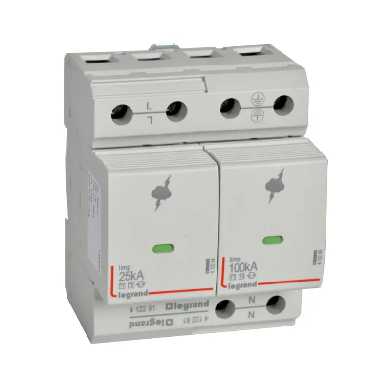 Legrand 412281 SPD T1 25KA 1P+N +FM 4M