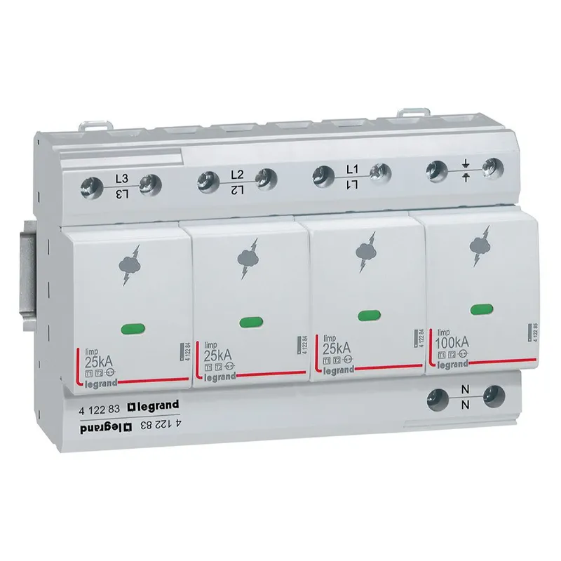 Legrand 412283 SPD T1 25KA 3P+N +FM 8M