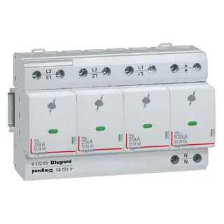 Legrand 412283 SPD T1 25KA 3P+N +FM 8M