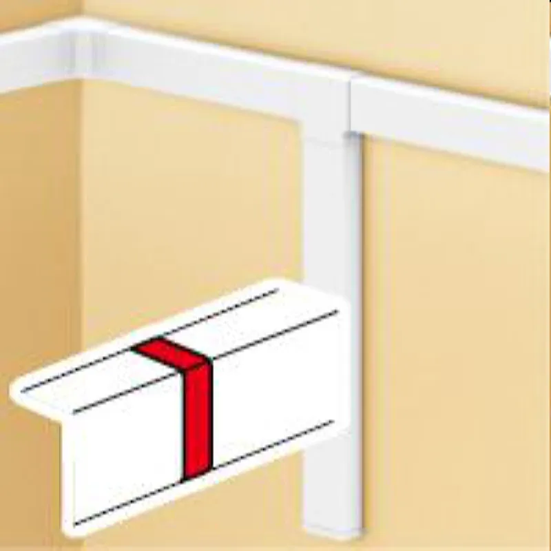 Legrand Stoßstellenabdeckung 637105 25x25mm halogenf.