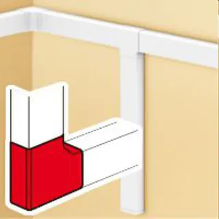 Legrand Flachwinkel 637313 f. DLP 40/60 RW