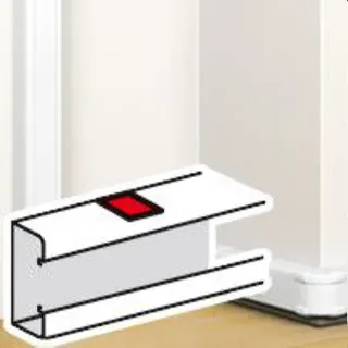 Legrand Stoßstellenabdeckung 075666 Unterteil