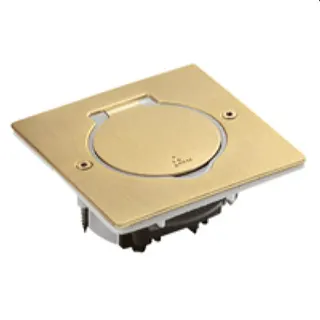 Legrand SCHUKO-Steckdose 1x2Mod Bronze quadratisch