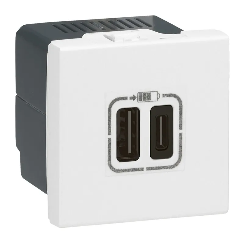 Legrand Modul MSC 2xUSB-C 2Mod 2400MA weiss