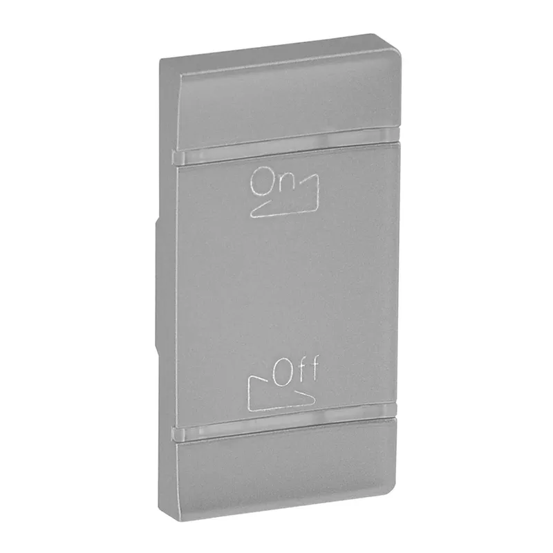 Legrand Wippe VLIFE MH 1modulig Re Musik aluminium