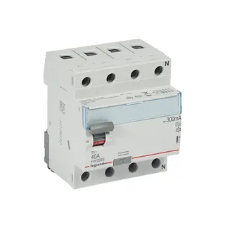 Legrand FI-Schutzschalter, FI TX3 40/0,3A 4polig