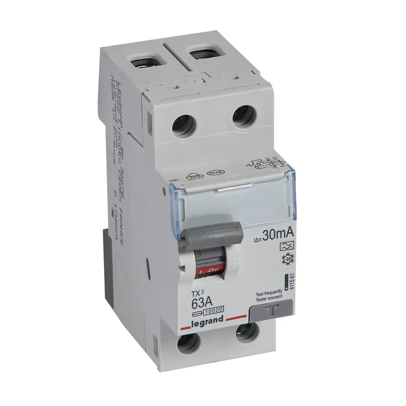 Legrand FI-Schutzschalter, FI TX3 63/0,03A 2polig A