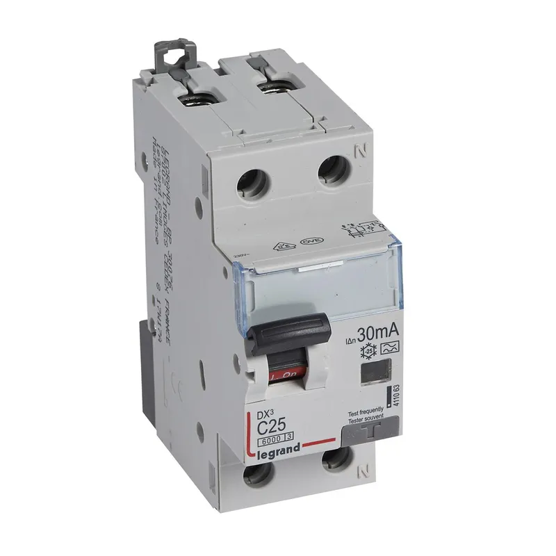 Legrand FI / LS-Kombination C25/0,03A 1polig+N 6kA A